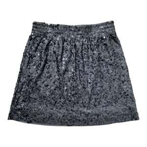 Garnet Hill Grey Sequin Skirt | Size S